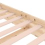 Solid wood bed frame 140x190 cm by , Beds and slatted bases - Ref: Foro24-819952, Price: 215,38 €, Discount: %