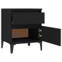 Black nightstand 40x35x50 cm by , Lockers and storage cabinets - Ref: Foro24-821844, Price: 48,99 €, Discount: %