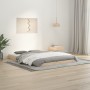 Estructura de cama madera maciza de pino 135x190 cm de , Camas y somieres - Ref: Foro24-823469, Precio: 87,27 €, Descuento: %