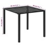 Juego de comedor de jardín 5 piezas de acero negro de , Conjuntos de jardín - Ref: Foro24-44270, Precio: 406,99 €, Descuento: %