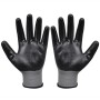 Nitrile work gloves 24 pairs gray and black size 8/M by , Safety gloves - Ref: Foro24-131375, Price: 25,72 €, Discount: %