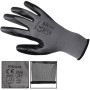 Guantes de trabajo de nitrilo 24 pares gris y negro talla 8/M de , Guantes de seguridad - Ref: Foro24-131375, Precio: 25,72 €...