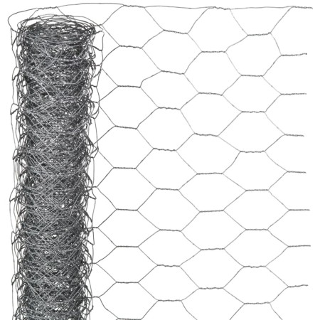 Nature Hexagonal wire mesh galvanized steel 1x10 m 40 mm by Nature, fence panels - Ref: Foro24-419771, Price: 41,96 €, Discou...