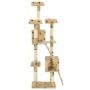 Rascador para gatos poste de sisal 170 cm huellas beige de , Mobiliario para gatos - Ref: Foro24-170615, Precio: 106,41 €, De...