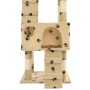 Sisal post cat scratching post 170 cm beige prints by , Cat furniture - Ref: Foro24-170615, Price: 105,99 €, Discount: %