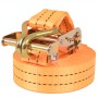 Correas de sujeción de trinquete 4 uds 1 T 6mx38mm naranja de vidaXL, Correas de amarre - Ref: Foro24-142660, Precio: 47,65 €...