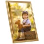 Wall collage photo frames 5 pcs golden MDF 42x59.4cm by , Photo frames - Ref: Foro24-332437, Price: 43,17 €, Discount: %