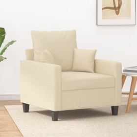 Cream fabric armchair 60 cm by , Sofas - Ref: Foro24-359253, Price: 152,99 €, Discount: %