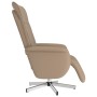 Recliner massage footrest synthetic leather cappuccino by , Armchairs - Ref: Foro24-356652, Price: 226,91 €, Discount: %