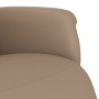 Sillón reclinable con reposapiés cuero sintético capuchino de , Sillones - Ref: Foro24-356644, Precio: 203,87 €, Descuento: %