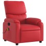 Red synthetic leather reclining massage chair by , Armchairs - Ref: Foro24-373446, Price: 250,22 €, Discount: %