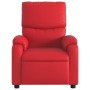 Red synthetic leather reclining massage chair by , Armchairs - Ref: Foro24-373446, Price: 250,22 €, Discount: %