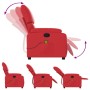 Red synthetic leather reclining massage chair by , Armchairs - Ref: Foro24-373446, Price: 250,22 €, Discount: %