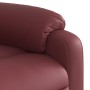 Sillón reclinable de cuero sintético rojo tinto de , Sillones - Ref: Foro24-373438, Precio: 222,99 €, Descuento: %