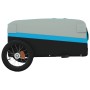 Black and blue iron bicycle trailer 30 kg by , Bicycle trailers - Ref: Foro24-94037, Price: 76,97 €, Discount: %