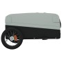 Black and gray iron bicycle trailer 30 kg by , Bicycle trailers - Ref: Foro24-94035, Price: 74,99 €, Discount: %