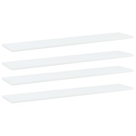 Estantes para estantería 4uds contrachapada blanco 100x20x1,5cm de , Estanterías - Ref: Foro24-805378, Precio: 31,99 €, Descu...