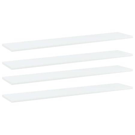 Shelves for shelving unit 4 units plywood white 100x20x1.5cm by , Shelves - Ref: Foro24-805378, Price: 33,12 €, Discount: %