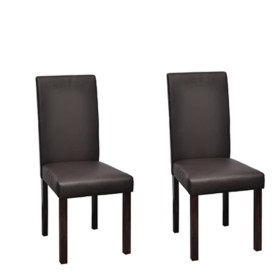 Dining chairs 2 units brown synthetic leather by , dining chairs - Ref: Foro24-60587, Price: 128,78 €, Discount: %