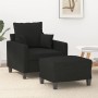 Armchair with black fabric footstool 60 cm by , Sofas - Ref: Foro24-3201085, Price: 210,04 €, Discount: %