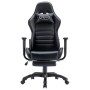 Gaming chair with footrest black synthetic leather by , Office chairs - Ref: Foro24-288017, Price: 169,59 €, Discount: %