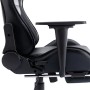 Gaming chair with footrest black synthetic leather by , Office chairs - Ref: Foro24-288017, Price: 169,59 €, Discount: %