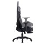 Gaming chair with footrest black synthetic leather by , Office chairs - Ref: Foro24-288017, Price: 169,59 €, Discount: %