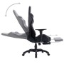 Gaming chair with footrest black synthetic leather by , Office chairs - Ref: Foro24-288017, Price: 169,59 €, Discount: %