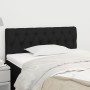 Black fabric headboard 100x7x78/88 cm by , Headboards and footboards - Ref: Foro24-346328, Price: 46,98 €, Discount: %