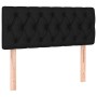 Black fabric headboard 100x7x78/88 cm by , Headboards and footboards - Ref: Foro24-346328, Price: 46,98 €, Discount: %