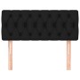 Black fabric headboard 100x7x78/88 cm by , Headboards and footboards - Ref: Foro24-346328, Price: 46,98 €, Discount: %