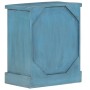 Mesita de noche de madera maciza de mango azul 40x30x50 cm de vidaXL, Mesitas de noche - Ref: Foro24-246150, Precio: 142,96 €...