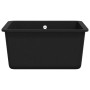 Granite kitchen sink with one black basin by vidaXL, Sinks - Ref: Foro24-142960, Price: 158,99 €, Discount: %