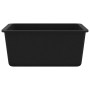 Granite kitchen sink with one black basin by vidaXL, Sinks - Ref: Foro24-142960, Price: 158,99 €, Discount: %