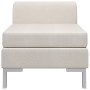 Central sectional sofa with cream-colored fabric cushion by , Sofas - Ref: Foro24-287002, Price: 123,88 €, Discount: %