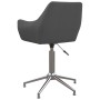 Swivel dining chairs 2 units dark gray fabric by , dining chairs - Ref: Foro24-330962, Price: 138,67 €, Discount: %