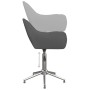 Swivel dining chairs 2 units dark gray fabric by , dining chairs - Ref: Foro24-330962, Price: 138,67 €, Discount: %