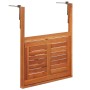 Mesa de balcón colgante madera de acacia maciza 64,5x44x80 cm de vidaXL, Mesas de jardín - Ref: Foro24-44118, Precio: 68,82 €...