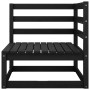 5-piece garden furniture set, black solid pine wood by , Garden sets - Ref: Foro24-3075493, Price: 332,63 €, Discount: %