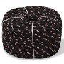 Black 14 mm 50 m polypropylene marine rope by vidaXL, Ropes and metal cords - Ref: Foro24-91288, Price: 39,54 €, Discount: %