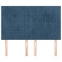 Headboards 4 units dark blue velvet 72x5x78/88 cm by , Headboards and footboards - Ref: Foro24-3116384, Price: 112,75 €, Disc...