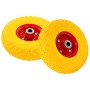 Wheelbarrow wheels 4 pcs Solid PU 3.00-4 (245x82) by vidaXL, Hoists, cranes and carts - Ref: Foro24-142974, Price: 56,99 €, D...