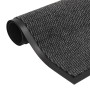 Rectangular knotted entrance mat 80x120 cm anthracite by vidaXL, Doormats - Ref: Foro24-132710, Price: 33,83 €, Discount: %