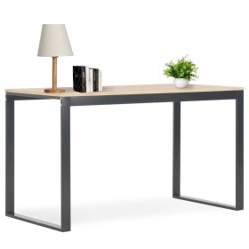 Computertisch aus Schwarz und Eiche, 120 x 60 x 70 cm von , Schreibtische - Ref: Foro24-20248, Preis: 101,99 €, Rabatt: %