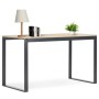 Black and oak computer desk 120x60x70 cm by , Desks - Ref: Foro24-20248, Price: 101,99 €, Discount: %