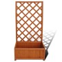 Planter with trellis 70x30x135 cm by , Pots and planters - Ref: Foro24-41298, Price: 112,99 €, Discount: %