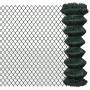 Green steel wire mesh fence 1.25x15 m by , fence panels - Ref: Foro24-140345, Price: 72,41 €, Discount: %