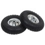 Bag cart wheels 2 units rubber 4.10/3.50-4 (260x83) by vidaXL, Hoists, cranes and carts - Ref: Foro24-142975, Price: 30,42 €,...