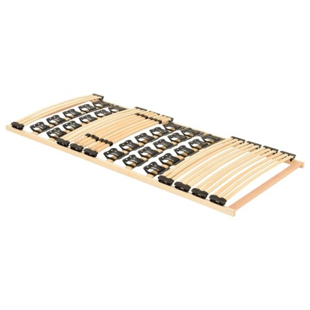 Bed frame with 38 slats 120x200 cm by , Beds and slatted bases - Ref: Foro24-327274, Price: 109,65 €, Discount: %