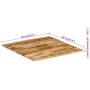 Tischplatte aus massivem Mangoholz 15–16 mm, 60 x 60 cm von , Tischplatten - Ref: Foro24-350693, Preis: 50,11 €, Rabatt: %